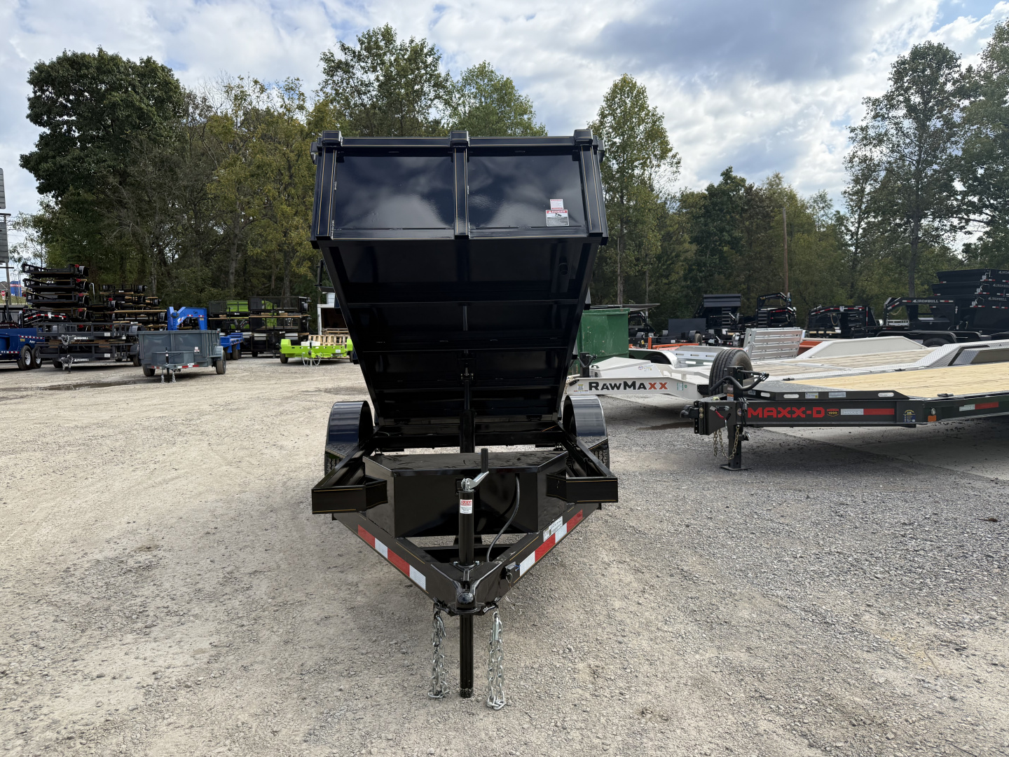 New 2026 P & T Trailers 5.2K 5X10 DUMP SPREAD GATE 7K JACK Dump Trailer