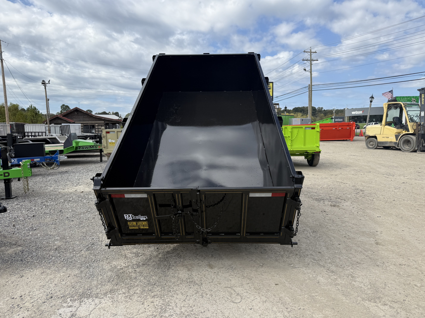 New 2026 P & T Trailers 5.2K 5X10 DUMP SPREAD GATE 7K JACK Dump Trailer