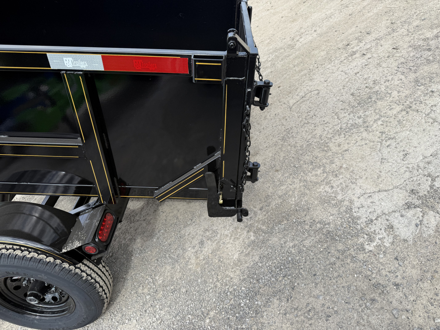 New 2026 P & T Trailers 5.2K 5X10 DUMP SPREAD GATE 7K JACK Dump Trailer