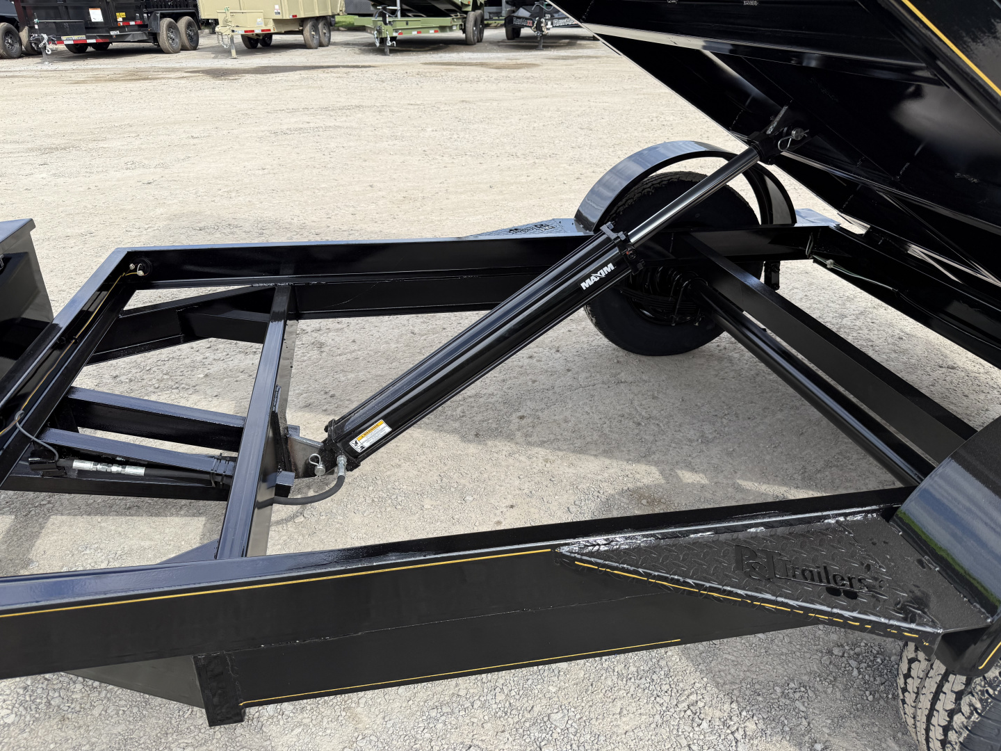 New 2026 P & T Trailers 5.2K 5X10 DUMP SPREAD GATE 7K JACK Dump Trailer