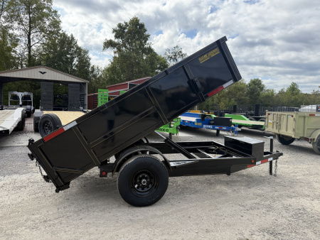 New 2026 P & T Trailers 5.2K 5X10 DUMP SPREAD GATE 7K JACK Dump Trailer