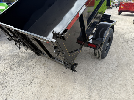 New 2026 P & T Trailers 5.2K 5X10 DUMP SPREAD GATE 7K JACK Dump Trailer