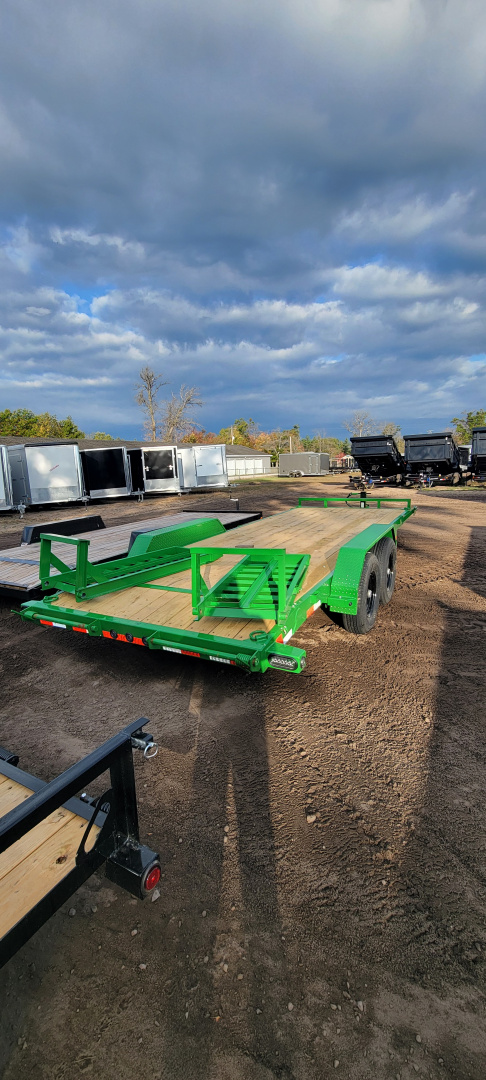 New 2026 Load Trail 14K GREEN HD RAMPS Equipment Trailer