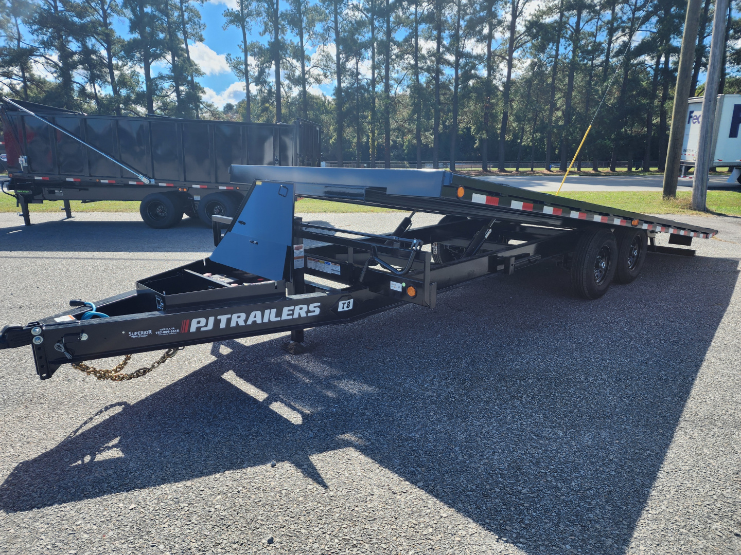 New 2026 PJ Trailers 22ft T8 14K Tilt Tilt Trailer