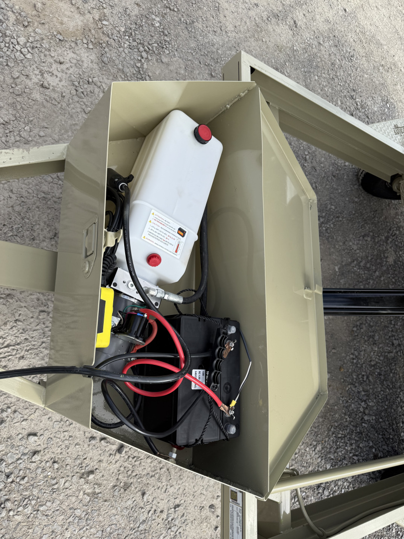 New 2026 P & T Trailers 5.2K 5X8 DUMP SPREAD GATE 7K JACK Dump Trailer