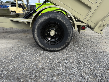 New 2026 P & T Trailers 5.2K 5X8 DUMP SPREAD GATE 7K JACK Dump Trailer