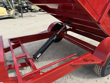 New 2026 P & T Trailers 5.2K 5X8 DUMP SPREAD GATE 7K JACK Dump Trailer