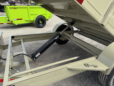 New 2026 P & T Trailers 5.2K 5X8 DUMP SPREAD GATE 7K JACK Dump Trailer