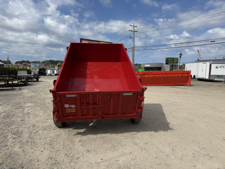 New 2026 P & T Trailers 5.2K 5X8 DUMP SPREAD GATE 7K JACK Dump Trailer