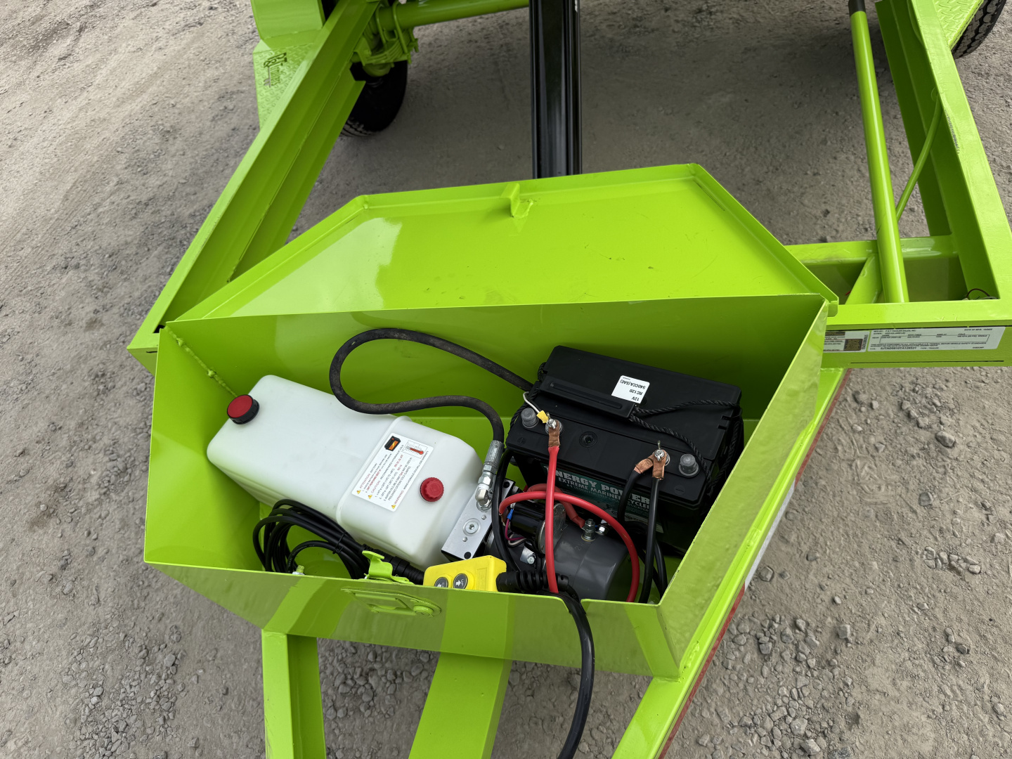 New 2026 P & T Trailers 5.2K 5X8 DUMP SPREAD GATE 7K JACK Dump Trailer