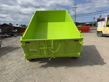 New 2026 P & T Trailers 5.2K 5X8 DUMP SPREAD GATE 7K JACK Dump Trailer