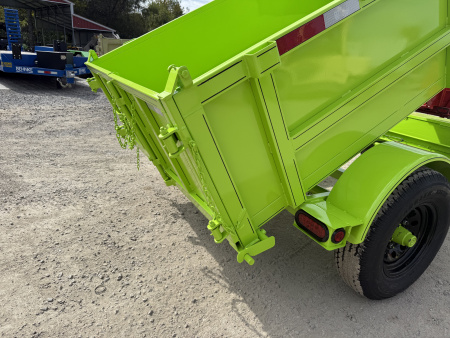 New 2026 P & T Trailers 5.2K 5X8 DUMP SPREAD GATE 7K JACK Dump Trailer