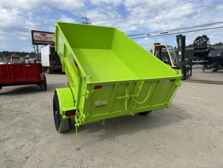 New 2026 P & T Trailers 5.2K 5X8 DUMP SPREAD GATE 7K JACK Dump Trailer