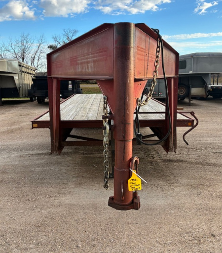 Used 1992 Titan Trailer Flatbed Deckover Trailer