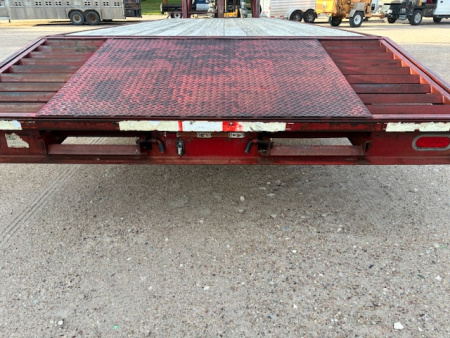Used 1992 Titan Trailer Flatbed Deckover Trailer