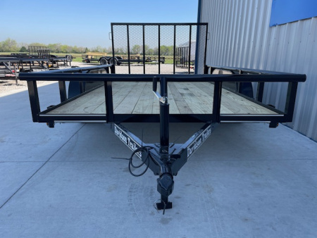 New 2026 DAVIDSON 83X12 TANDEM AXLE UTILITY PIPE TOP W/4' GATE