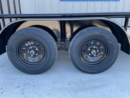 New 2026 DAVIDSON 83X12 TANDEM AXLE UTILITY PIPE TOP W/4' GATE