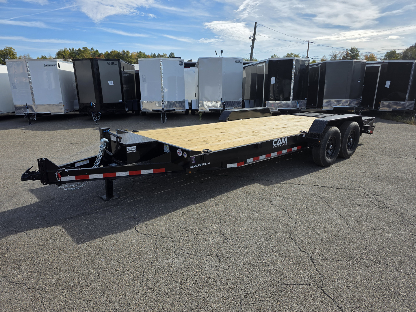 New 2026 Cam Superline 7X20 17+3 15.4K - SUPER RAMP Equipment Trailer