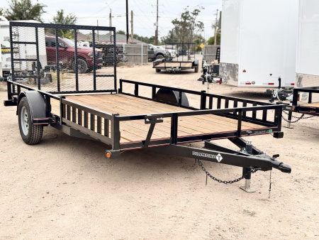 New 2026 Diamond T 7-14 Ramp Gate Utility W/ ATV Ramps 3K GVWR