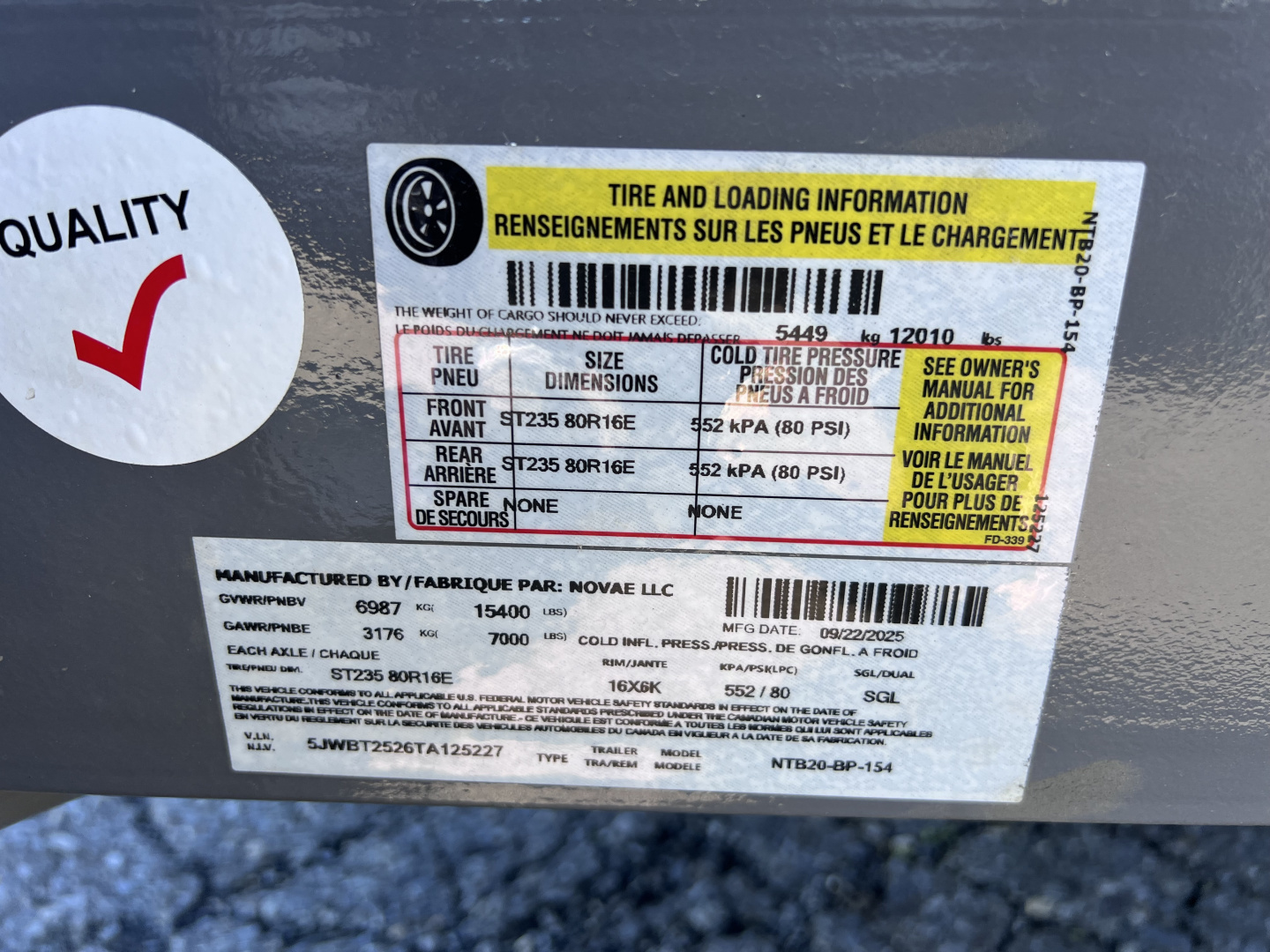 New 2026 Midsota 7X16+4 15.4K TILT Equipment Trailer