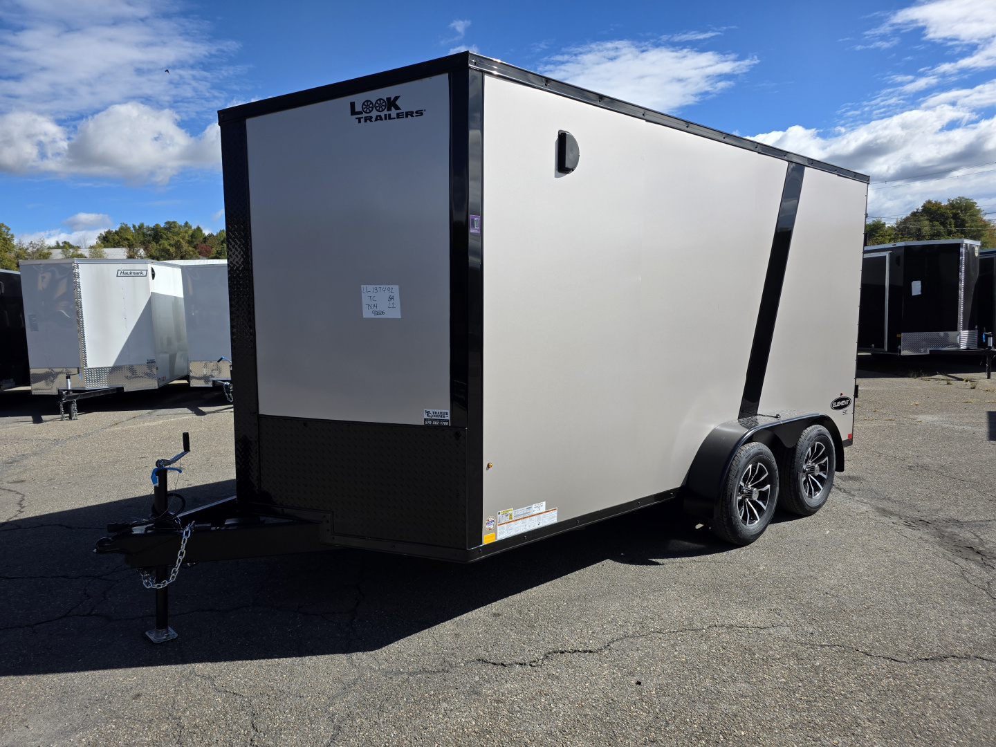 New 2026 Look Trailers ELEMENT SE 7X14 7K - BLK OUT Cargo / Enclosed Trailer