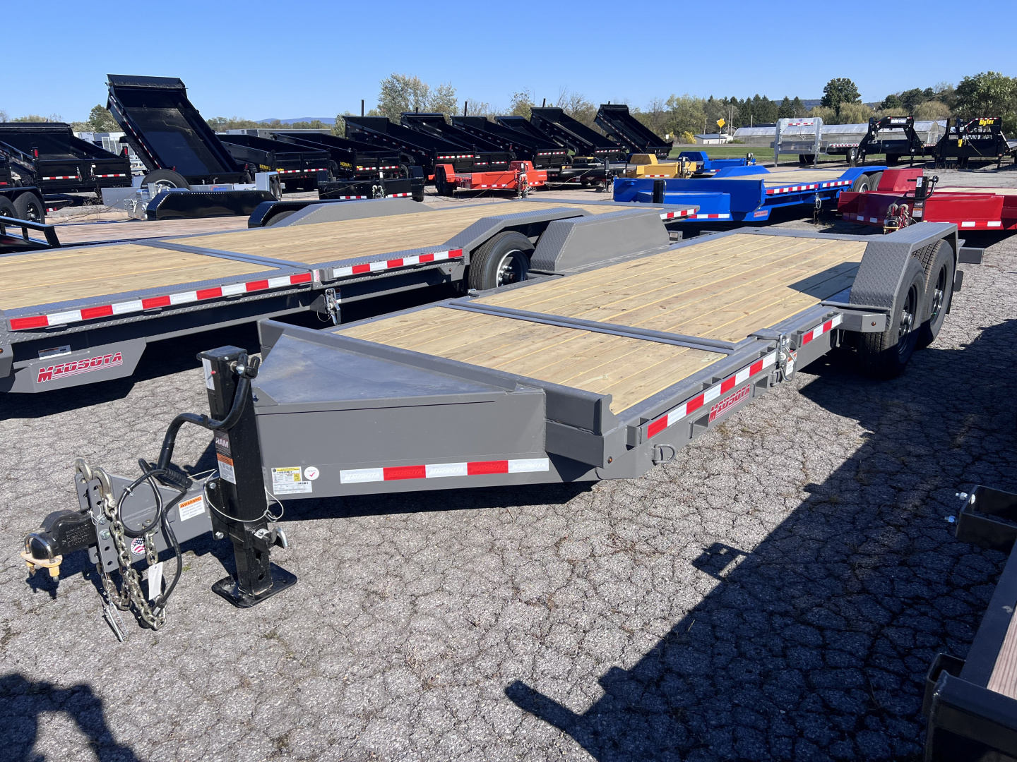 New 2026 Midsota 7X16+4 15.4K TILT Equipment Trailer