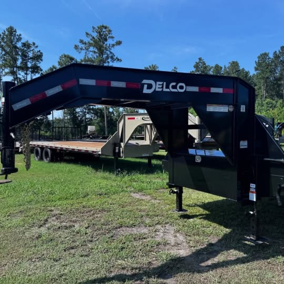 New **Halloween Sale** Delco 102x25 10Ton Gooseneck Equipment Trailer