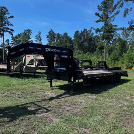 New **Halloween Sale** Delco 102x25 10Ton Gooseneck Equipment Trailer