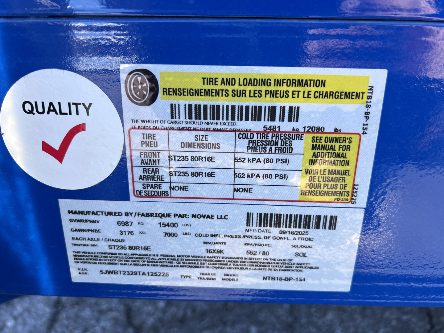 New 2026 Midsota 7X16+2 15.4K TILT Equipment Trailer