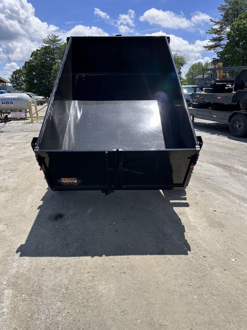 New 2025 Covered Wagon Trailers 5x8x2x3 Dump Trailer / 5x8 / 2' Side / 3500# axle / 2,000# Payload Capacity/ 1,000# Dump Capacity / Manual Hydraulic Pump