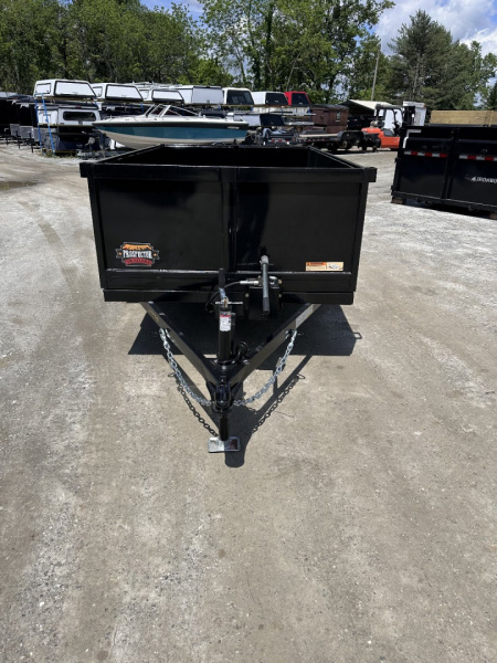 New 2025 Covered Wagon Trailers 5x8x2x3 Dump Trailer / 5x8 / 2' Side / 3500# axle / 2,000# Payload Capacity/ 1,000# Dump Capacity / Manual Hydraulic Pump