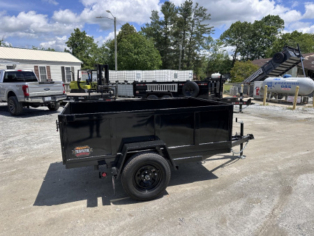 New 2025 Covered Wagon Trailers 5x8x2x3 Dump Trailer / 5x8 / 2' Side / 3500# axle / 2,000# Payload Capacity/ 1,000# Dump Capacity / Manual Hydraulic Pump