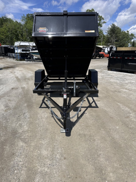New 2025 Covered Wagon Trailers 5x8x2x3 Dump Trailer / 5x8 / 2' Side / 3500# axle / 2,000# Payload Capacity/ 1,000# Dump Capacity / Manual Hydraulic Pump