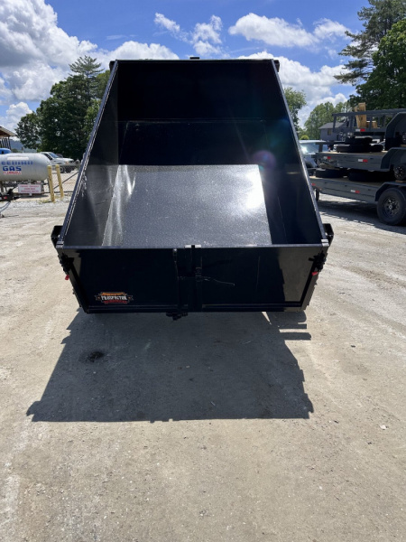 New 2025 Covered Wagon Trailers 5x8x2x3 Dump Trailer / 5x8 / 2' Side / 3500# axle / 2,000# Payload Capacity/ 1,000# Dump Capacity / Manual Hydraulic Pump