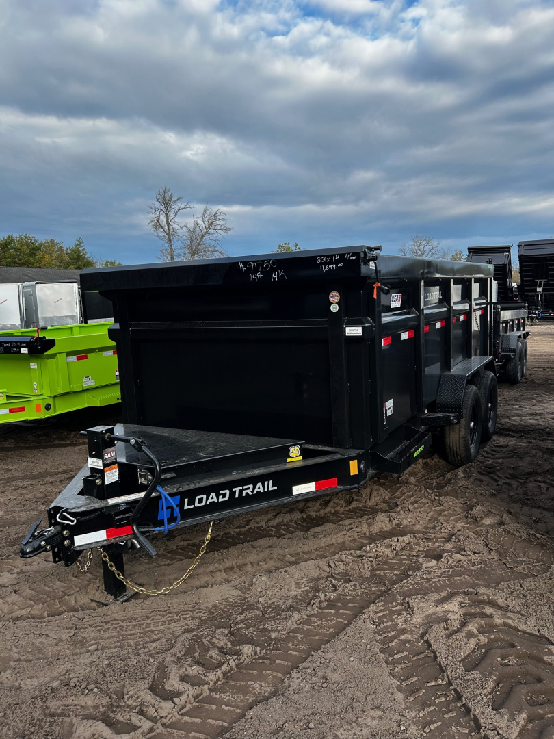 New 2026 Load Trail 83X14 W/ 4FT WALL Dump Trailer