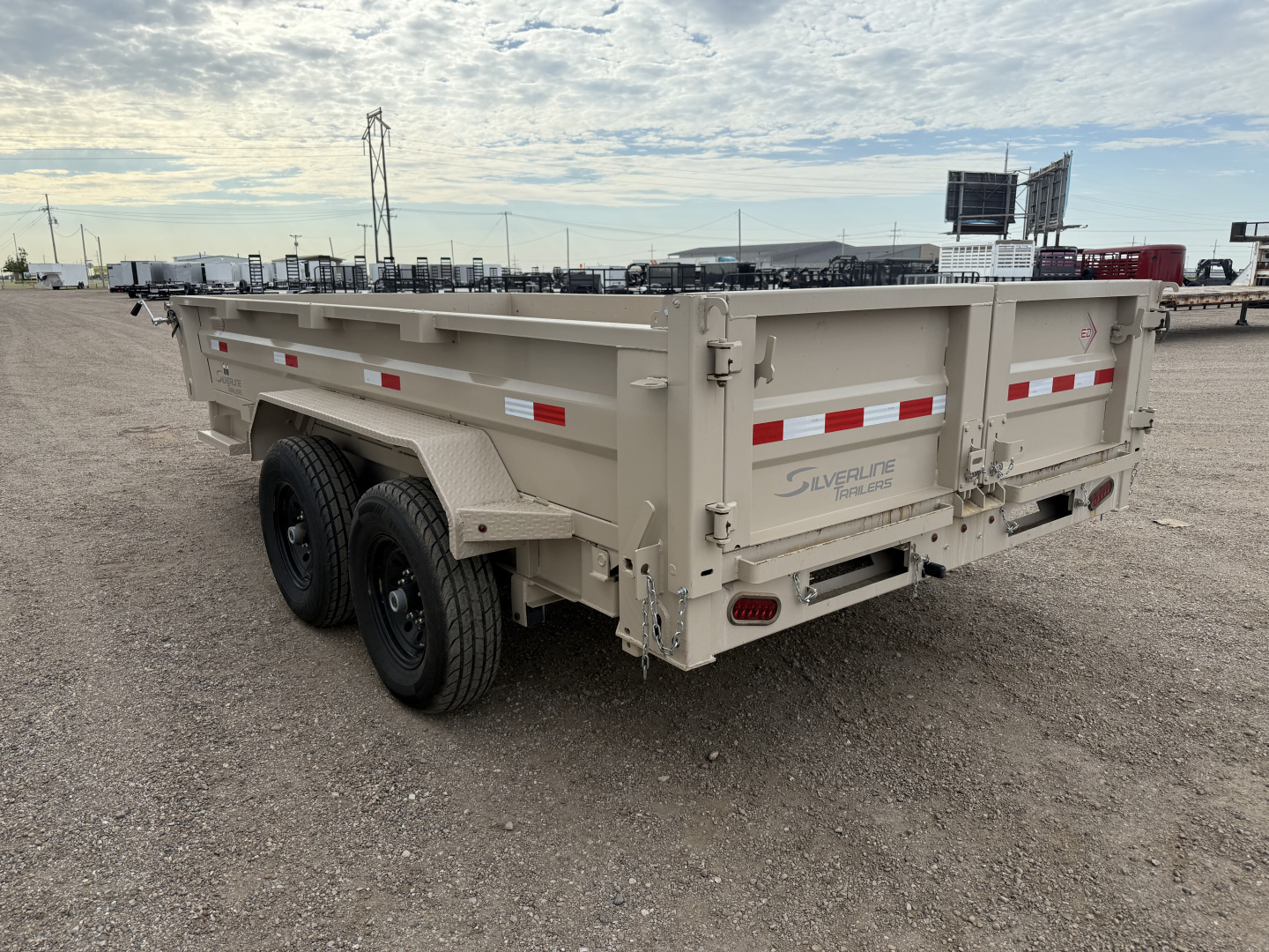 Used 2025 ED Trailers 83"x14' Dump w/ 24" Sides