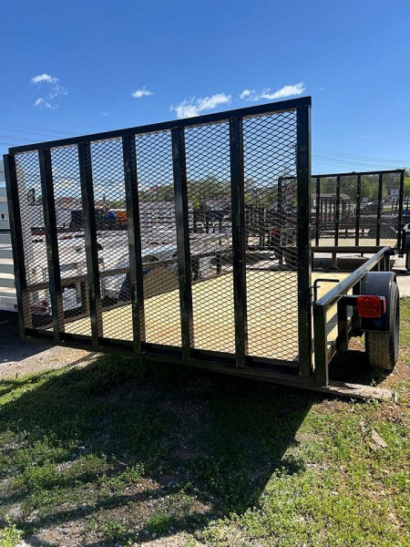 New 2025 P & T Trailers 6X12 AFG Tube Utility Trailer