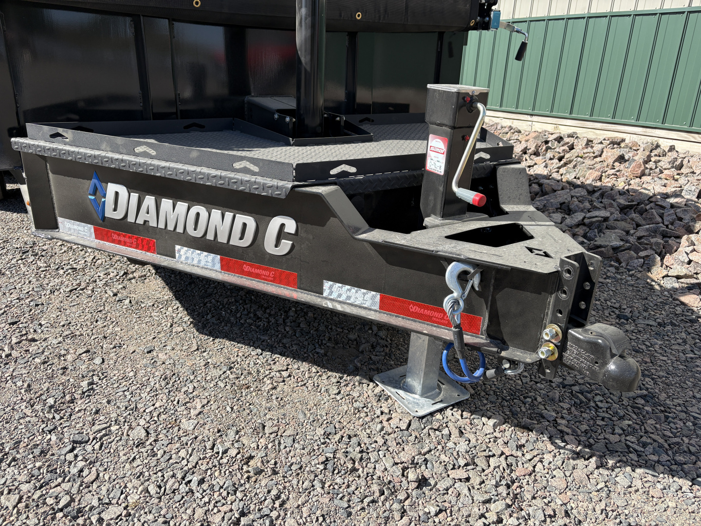 New 2026 14' 14k Diamond C Low Pro Telescopic Dump Trailer