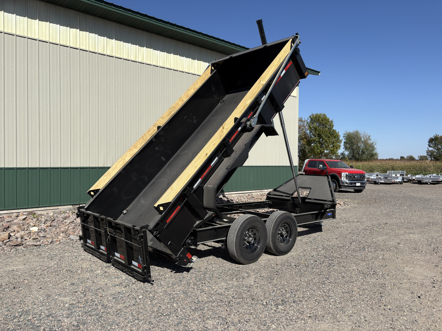 New 2026 14' 14k Diamond C Low Pro Telescopic Dump Trailer