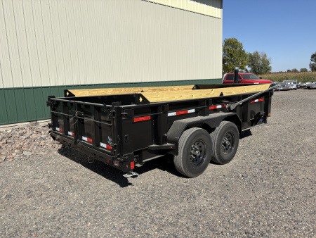 New 2026 14' 14k Diamond C Low Pro Telescopic Dump Trailer