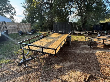 New 2026 Oak Ridge 76x14SA Utility Trailer