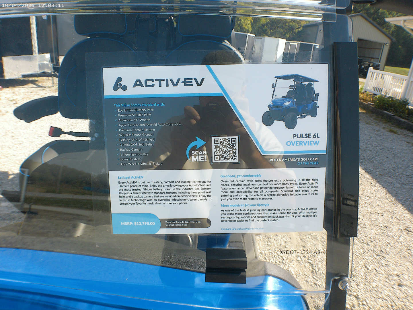 New 2026 ActivEV Pulse 6P Lifted Golf Cart