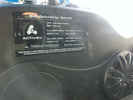 New 2026 ActivEV Pulse 6P Lifted Golf Cart