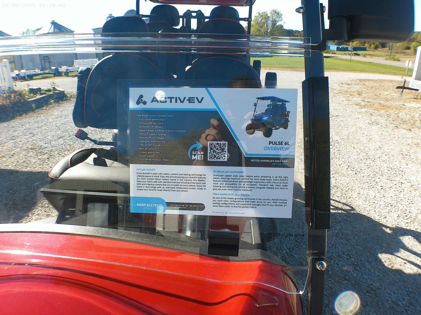 New 2026 ActivEV Pulse 6P Lifted Golf Cart