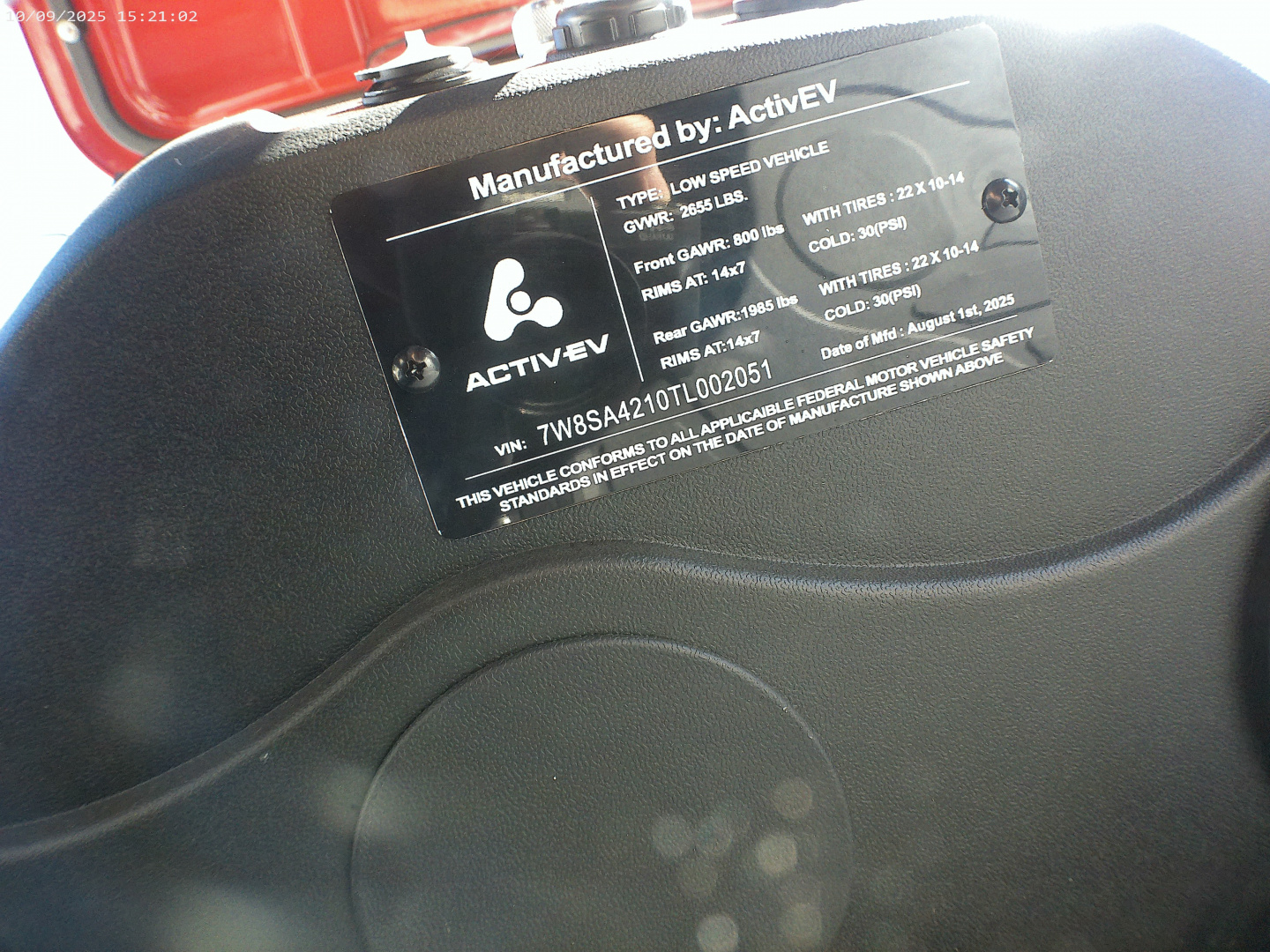 New 2026 ActivEV Pulse 6P Lifted Golf Cart