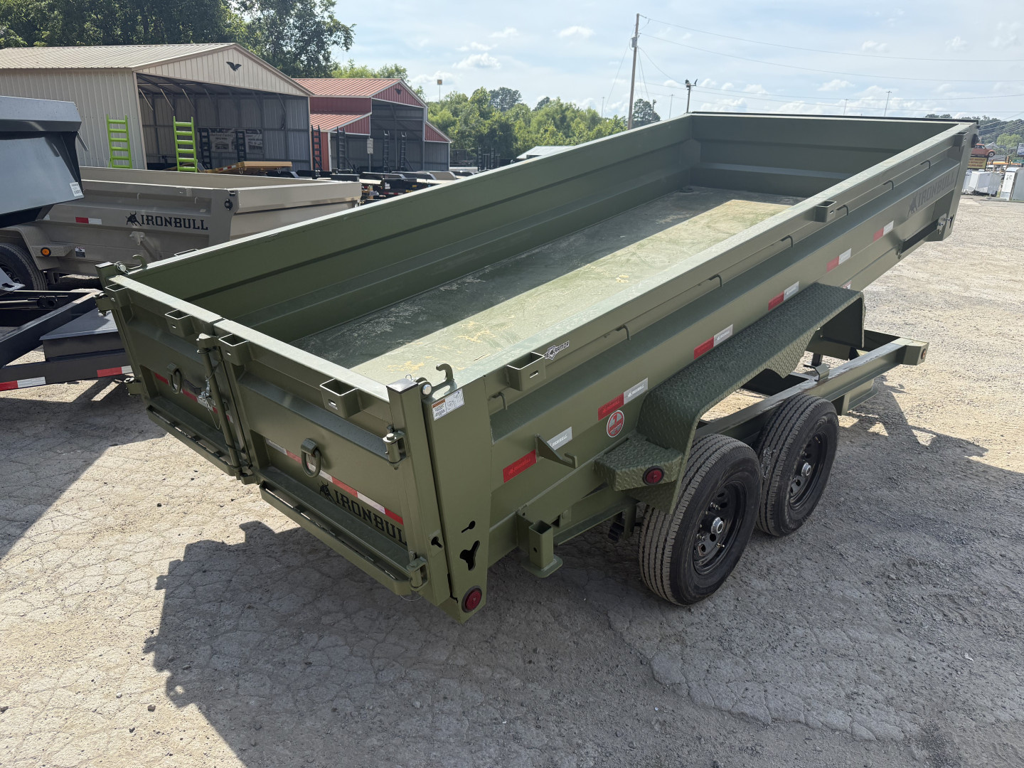 New 2026 Iron Bull DTB 14K 7X16 Dump Trailer