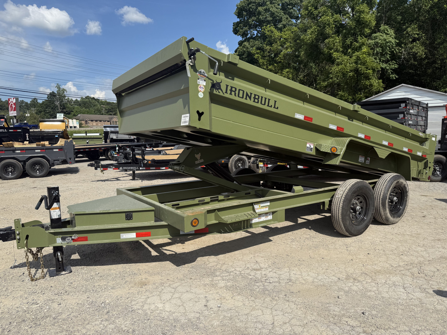 New 2026 Iron Bull DTB 14K 7X16 Dump Trailer