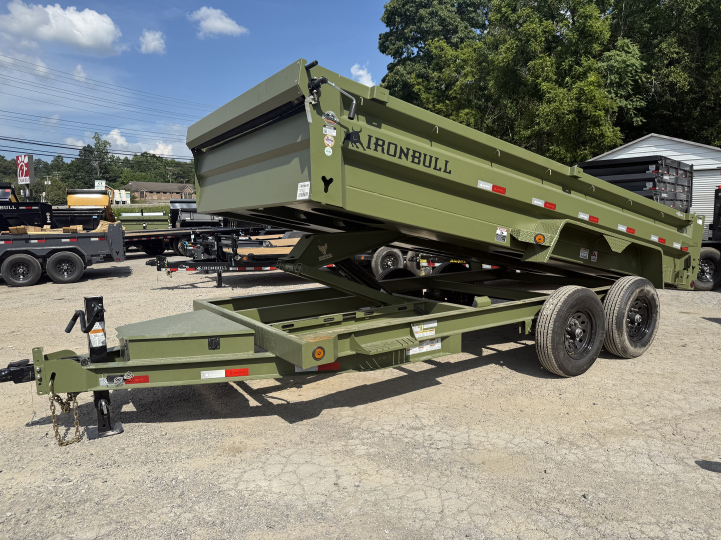 New 2026 Iron Bull DTB 14K 7X16 Dump Trailer