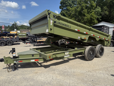 New 2026 Iron Bull DTB 14K 7X16 Dump Trailer