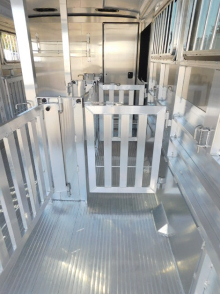 New 2026 Exiss Trailers Exhibitor 716W 6 Pen Stock Combo Trailer